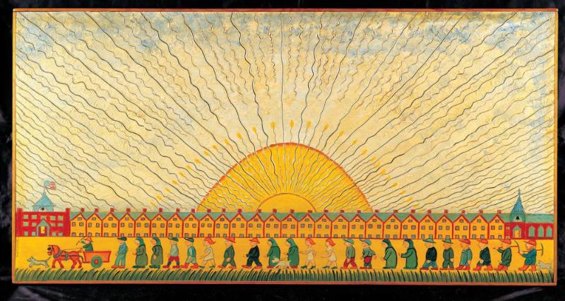 Sunrise
John "Jack" Savitsky
Lansford, Pennsylvania, United States
1964
Oil on masonite
24…
