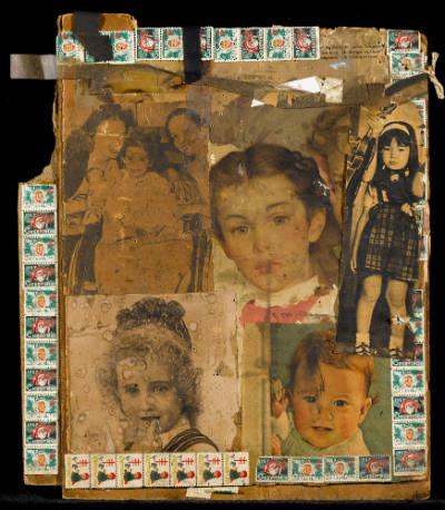 Henry Darger, “Untitled (Infant lower right/ family upper left)”,Chicago, Mid-twentieth century…