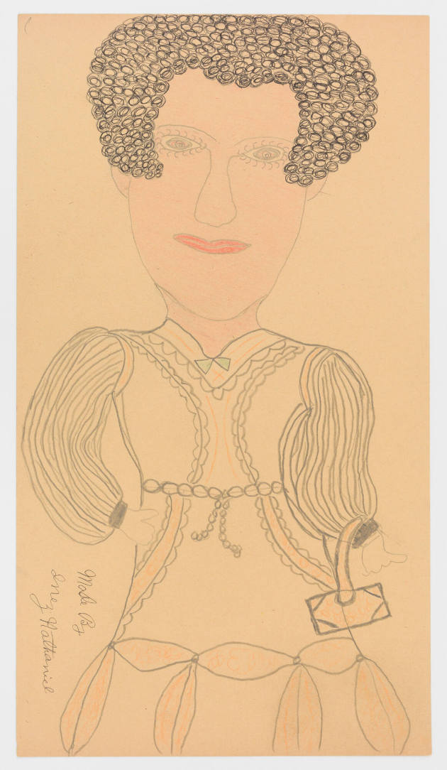 Inez Nathaniel Walker, (1911–1990), “Untitled”, Probably New York State, c. 1970s, Pencil, colo…