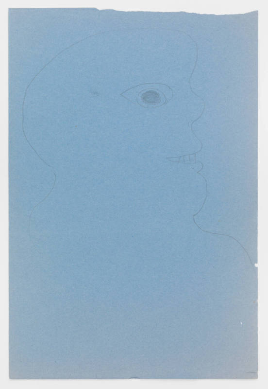 Inez Nathaniel Walker, (1911–1990), “Man”, New York State, n.d., Pencil on construction paper, …