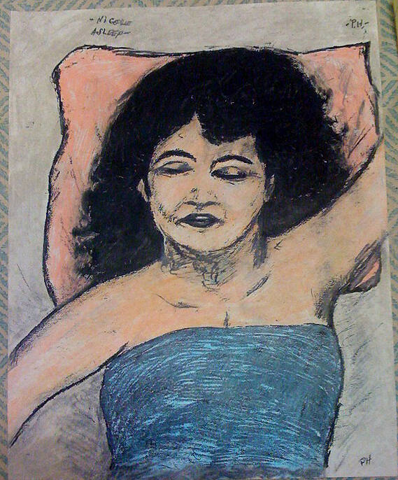 Nicole Asleep
Paul D. Humphrey (1931-1999)
Burlington, Vermont
1987-1999
Crayon, ink, and c…