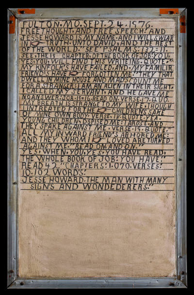 Jesse Howard, (1885–1983), “Free Thought and Free Speech”, Fulton, Missouri, United States, 197…