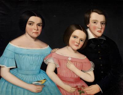 Three Children of Henry Joslen Carter
Ammi Phillips
Photo courtesy Heritage Auctions, Inc.