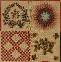 Album Quilt (detail)
Possibly Sarah Morrell, and others
Photographed by Gavin Ashworth