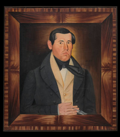 Sheldon Peck, (1797–1868), “Increase Child Bosworth,” Dundee, Illinois, 1840, Oil on canvas, 37…