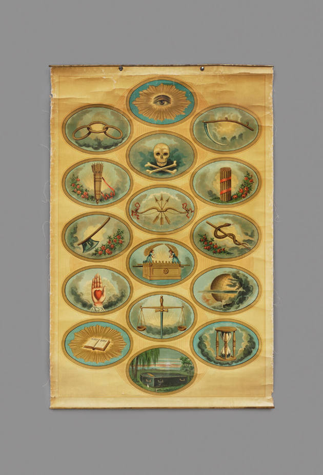 Independent Order of Odd Fellows Tracing Board
Possibly A. Hoen & Co., lithographer
Photo by …