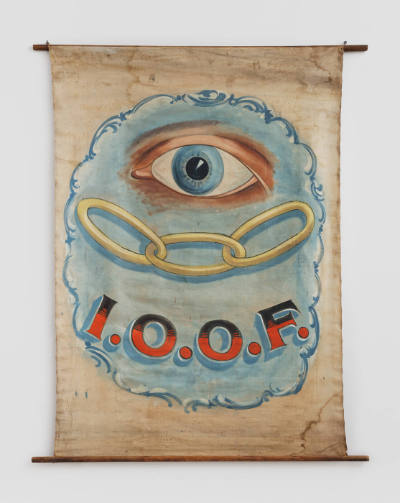 Independent Order of Odd Fellows Banner
Artist unidentified
Photo by José Andrés Ramírez