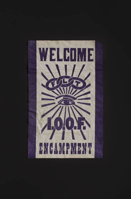 Independent Order of Odd Fellows Encampment Banner
Artist unidentified
Photo by José Andrés R…