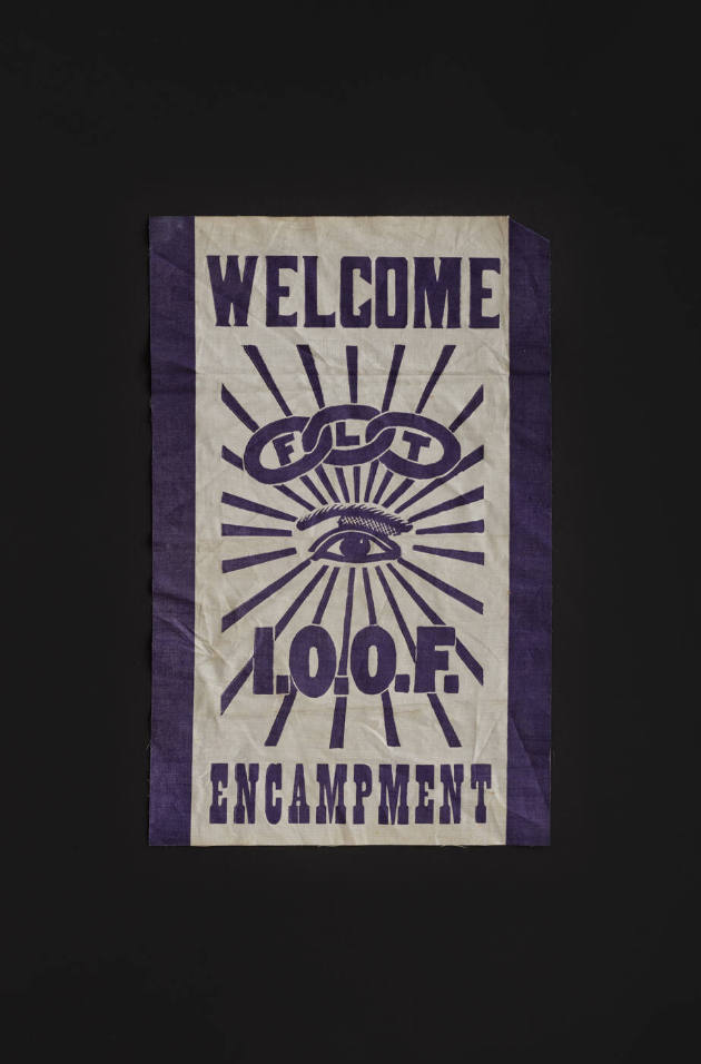 Independent Order of Odd Fellows Encampment Banner
Artist unidentified
Photo by José Andrés R…