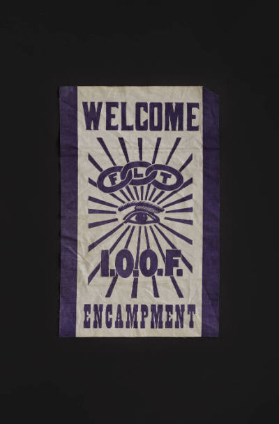 Independent Order of Odd Fellows Encampment Banner
Artist unidentified
Photo by José Andrés R…