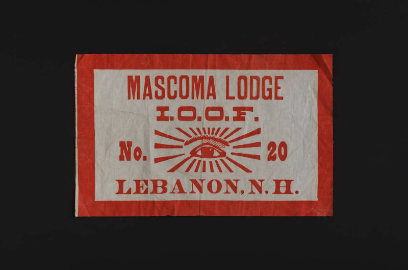 Independent Order of Odd Fellows Mascoma Lodge No. 20 Banner
Photo by José Andrés Ramírez