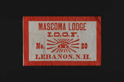 Independent Order of Odd Fellows Mascoma Lodge No. 20 Banner
Photo by José Andrés Ramírez