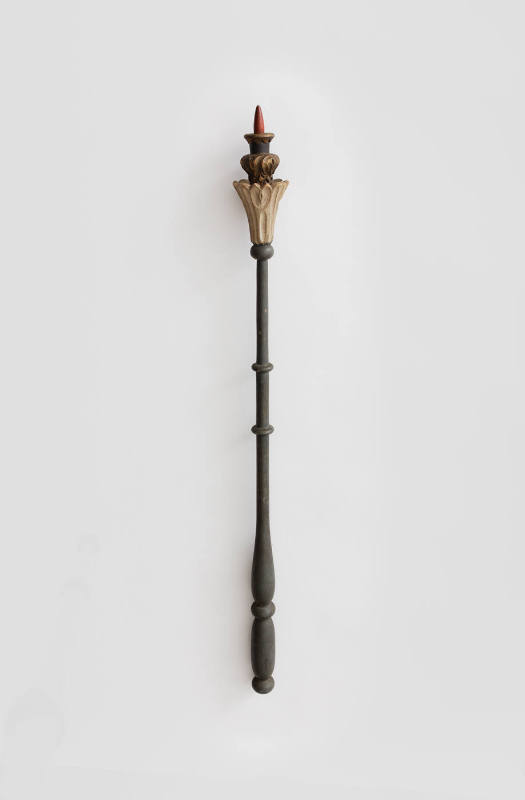 Artist unidentified, “Fraternal Staff,” United States, 1860–1900, Paint and gold leaf on wood, …