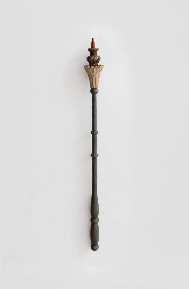 Artist unidentified, “Fraternal Staff,” United States, 1860–1900, Paint and gold leaf on wood, …