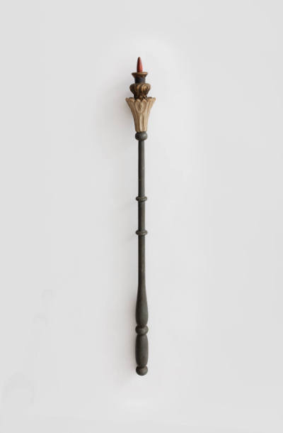 Artist unidentified, “Fraternal Staff,” United States, 1860–1900, Paint and gold leaf on wood, …