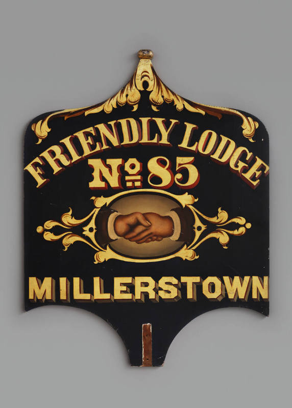 Artist unidentified, “Independent Order of Odd Fellows Sign for Friendly Lodge No. 85,” Probabl…