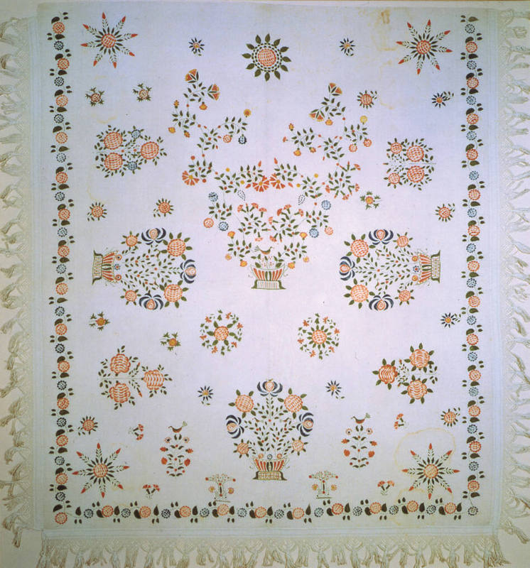 Pots of Flowers Stenciled Spread
Artist unidentified
Photographer unidentified