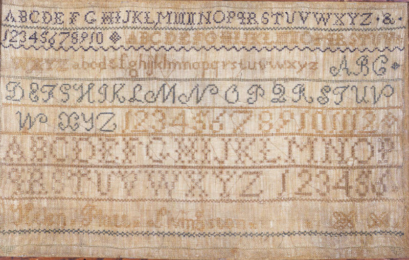 Sampler
Helen Livingston
Photographer unidentified