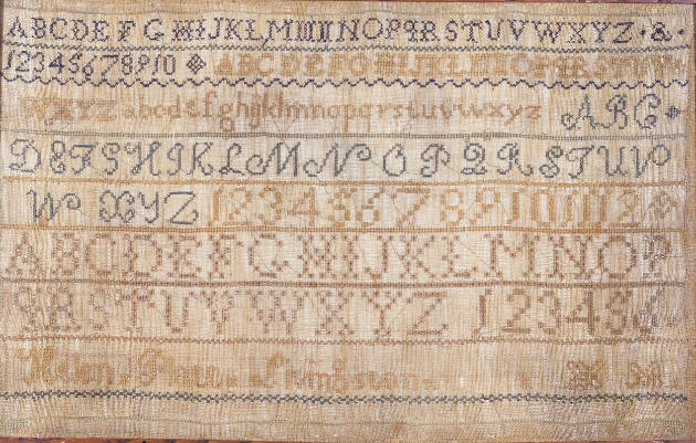 Sampler
Helen Livingston
Photographer unidentified