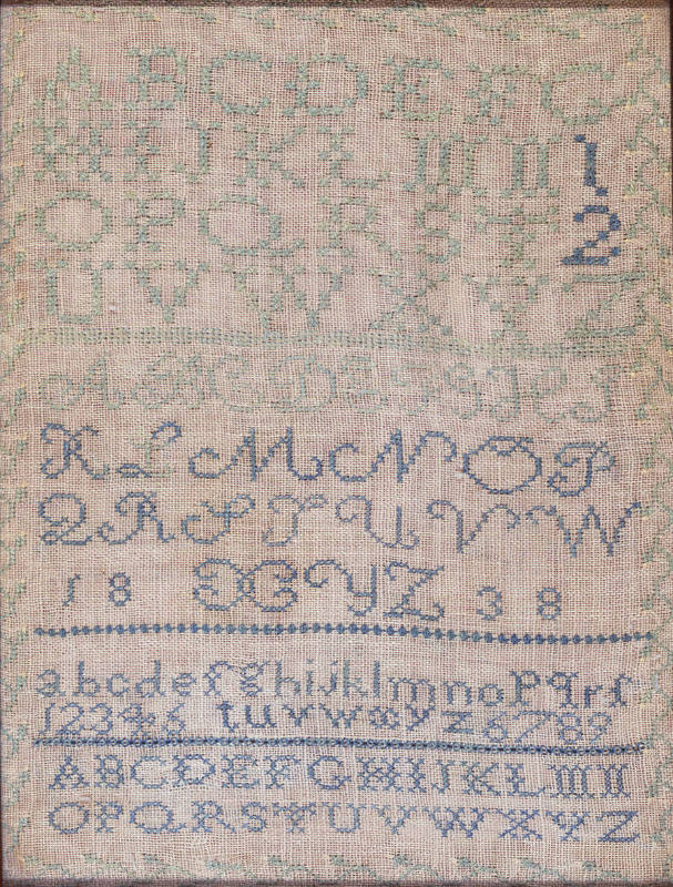 Sampler
Artist Unknown
Photographer unidentified