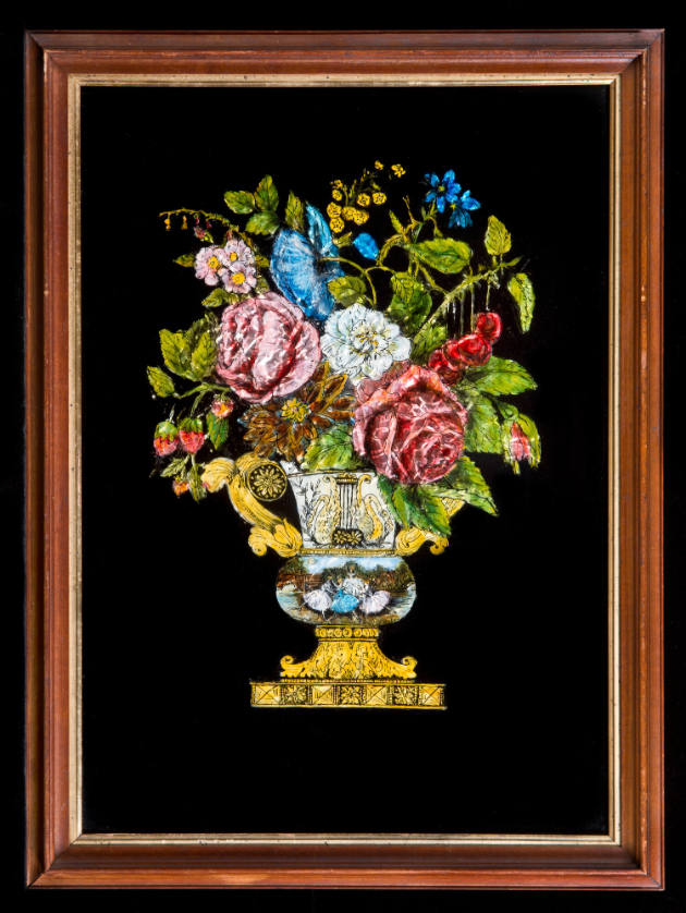 Urn of Flowers with Scene from Ballet Swan Lake
Alice Knight, (1861–1963)
Photo by Gavin Ashw…