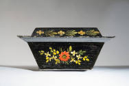 Artist unidentified, “Box”, Stevens Shop, Maine, 1815, Paint on tinplate, 3 1/4 × 10 × 7 1/2 in…