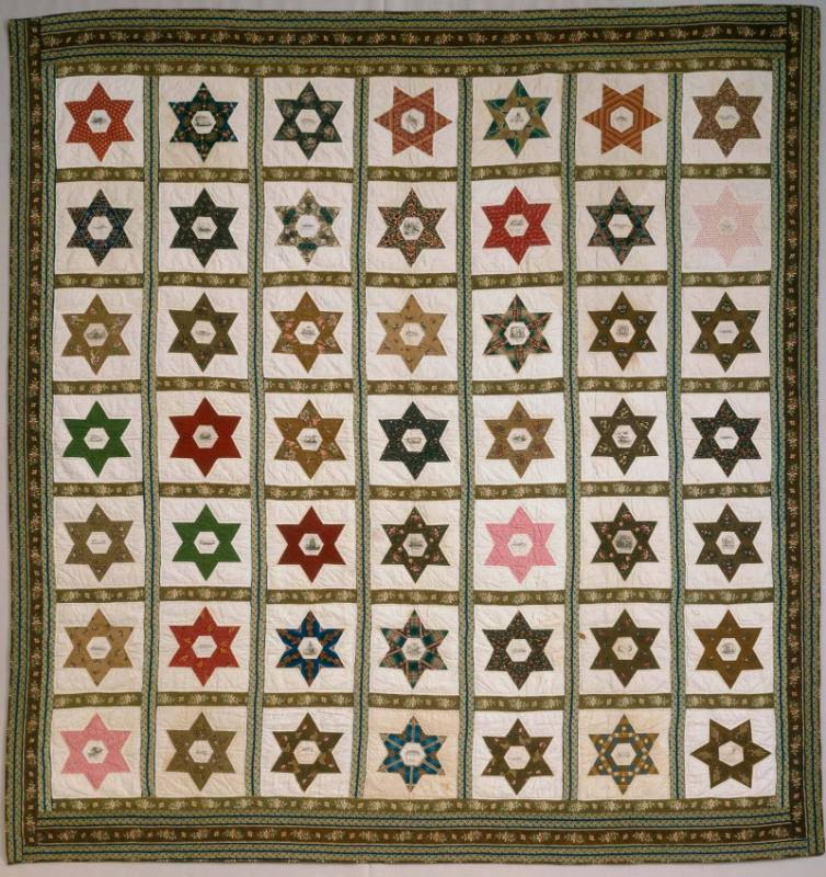 Savery Friendship Star Quilt
Elizabeth Hooten (Cresson) Savery and others
Photo by Matt Hoebe…