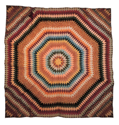 Sunburst Quilt
Probably Rebecca Scattergood Savery 
Photo by Terry McGinnis