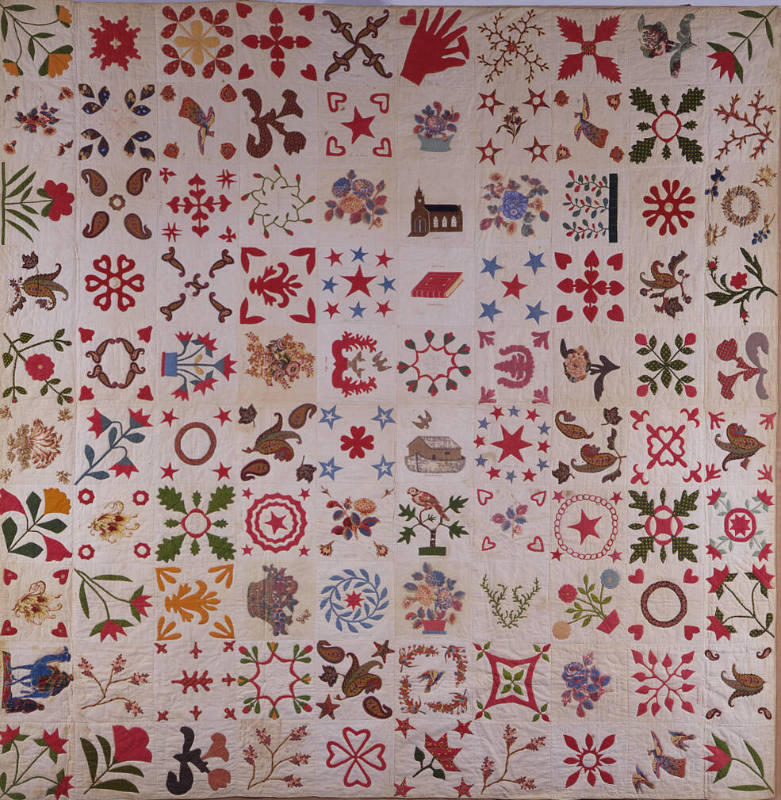 Dunn Album Quilt
Sewing Society of the Fulton Street United Methodist Episcopal Church
Photo …