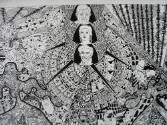 Jean-Pierre Nadau (b. 1963), “Amazonie (Amazon),” Morillon, France, 2007, Sergent-Major pen, bl…