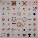 Union and Liberty Sampler Quilt Top
Artist unidentified
Photo by Scott Bowron